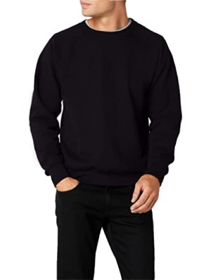 Fruit of the Loom Raglan Sweatshirt, Felpa Uomo