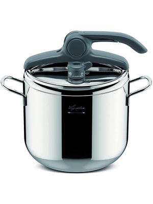 Lagostina Irradial Control Lagoeasy'Up Pentola a Pressione, 7 L, Acciaio Inox 18/10, 22 cm