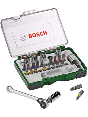 Bosch Professional 2607017160 Rainbow PRO Set Avvitamento, Verde, Set di 27 Pezzi