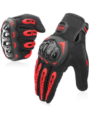 COFIT Guanti da Moto, Touchscreen sulle Dita, Guanti per corse in Motocicletta, per ATV BMX MTB Bicicletta, Arrampicata, Motocross e Altri Sport All'aperto