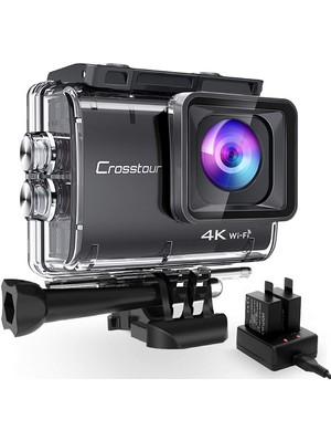 Crosstour CT9500 Nativo 4K50FPS EIS Action Cam 20MP WiFi 40M Impermeabile Fotocamera Subacquea Accessori Completi
