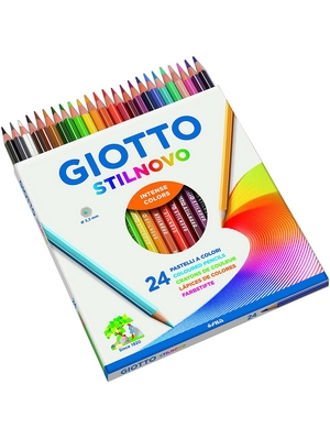 Giotto Stilnovo pastelli colorati in astuccio 24 colori