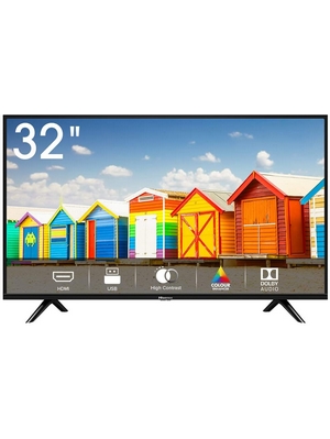Hisense H32BE5000 TV LED HD 32", USB Media Player, Tuner DVB-T2/S2 HEVC Main10