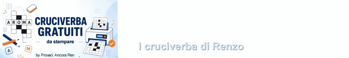 I cruciverba di Renzo