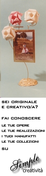 Sei originale e creativo, hai manualità e fantasia che ti permettono di realizzare artigianalmente oggetti utili e carini? Presentali gratuitamente e falli conoscere su Simple Creatività 