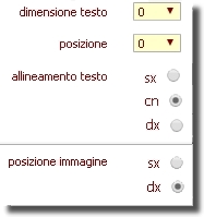Bacheca brevi messaggi 2 Impostazione parametri per migliorare l'estetica attraverso il ridimensionamento e la posizione del testo