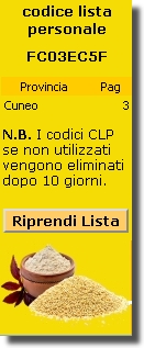 C.L.P. Codice Lista Personale 2 Attribuzione e ripresa del CLP Codice Lista Personale