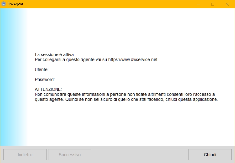 Teleassistenza 3 avvio 1